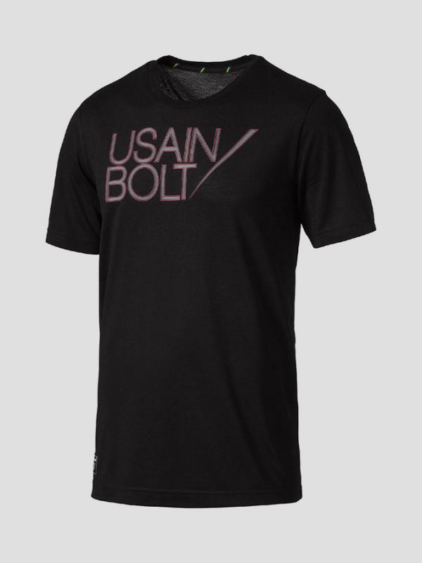 Tričko Puma UB Logo Tee Black Černá