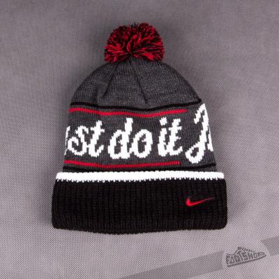 Nike Beanie Pom Grey
