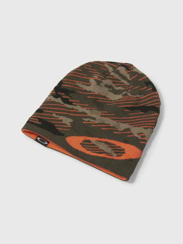 Čepice Oakley Mainline Beanie Warning Camo Hnědá