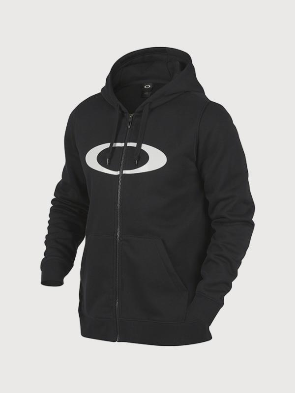 Mikina Oakley Dwr Ellipse Fz Hoodie Blackout Černá