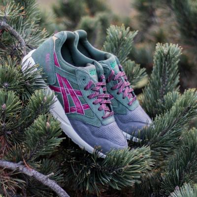 Asics Gel Saga Dark Green/Burgundy