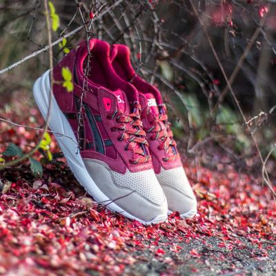 Asics Gel Saga Burgundy/Dark Brown