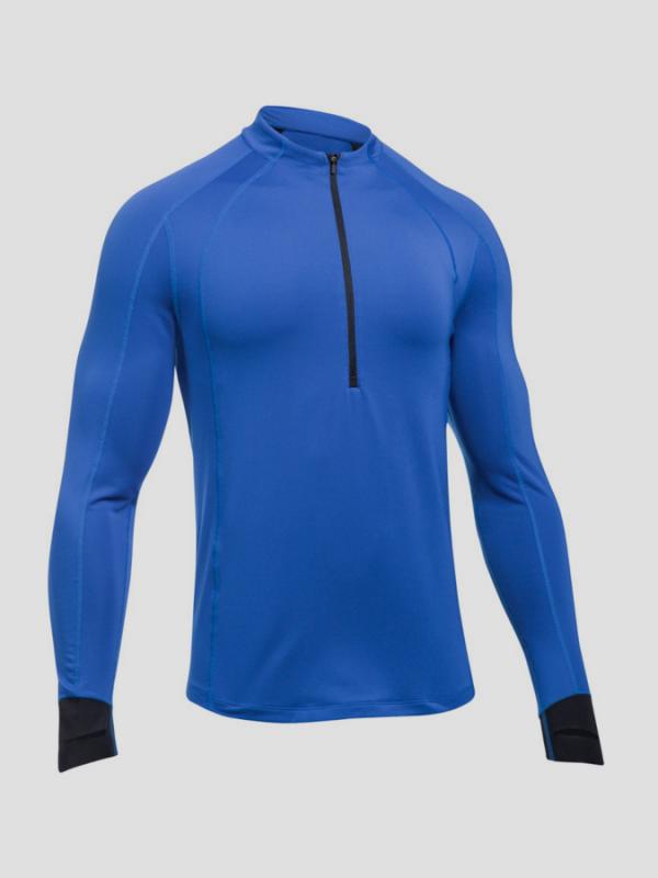 Tričko Under Armour CG Reactor Run Half Zip Modrá