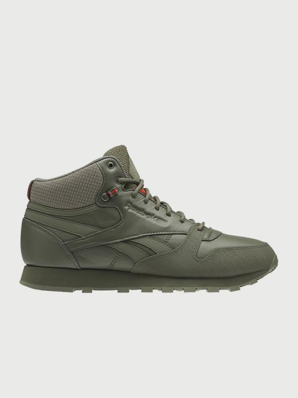 Boty Reebok Classic CL LEATHER MID TWD Zelená