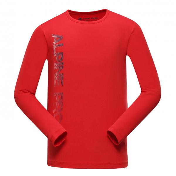 ALPINE PRO ERIO 3 ORANŽOVÁ / ČERVENÁ Pánské Triko XL