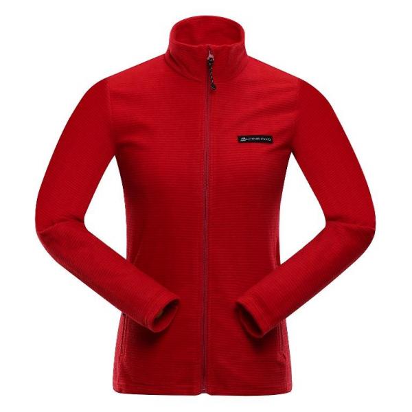ALPINE PRO KIERA 2 ORANŽOVÁ / ČERVENÁ Dámská Mikina XL