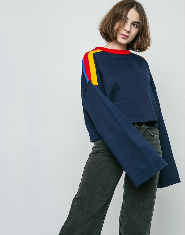 Mikina The Ragged Priest Prime Navy/Yellow/Royal/Red