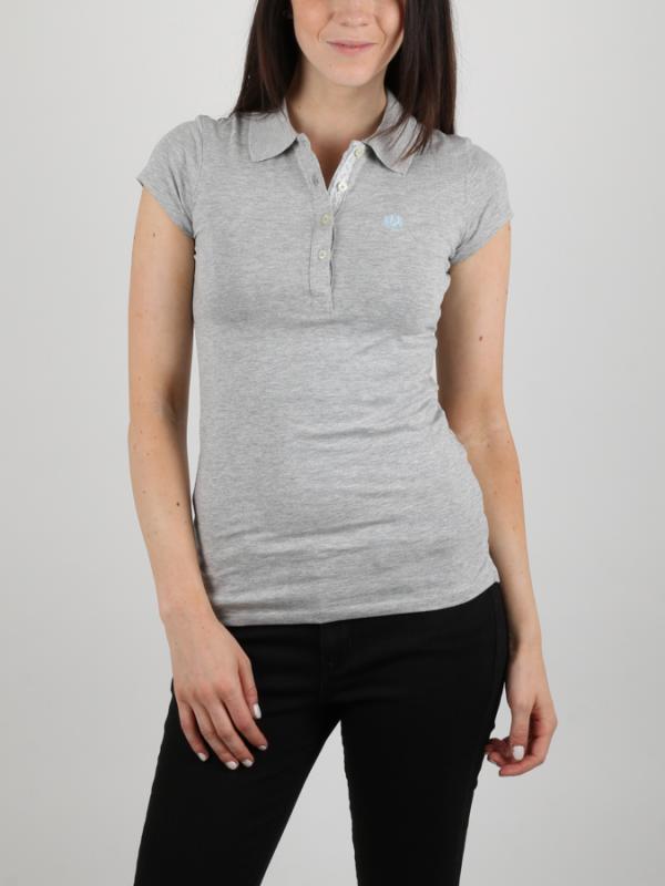 Tričko Alcott SOLID COLOUR POLO Šedá