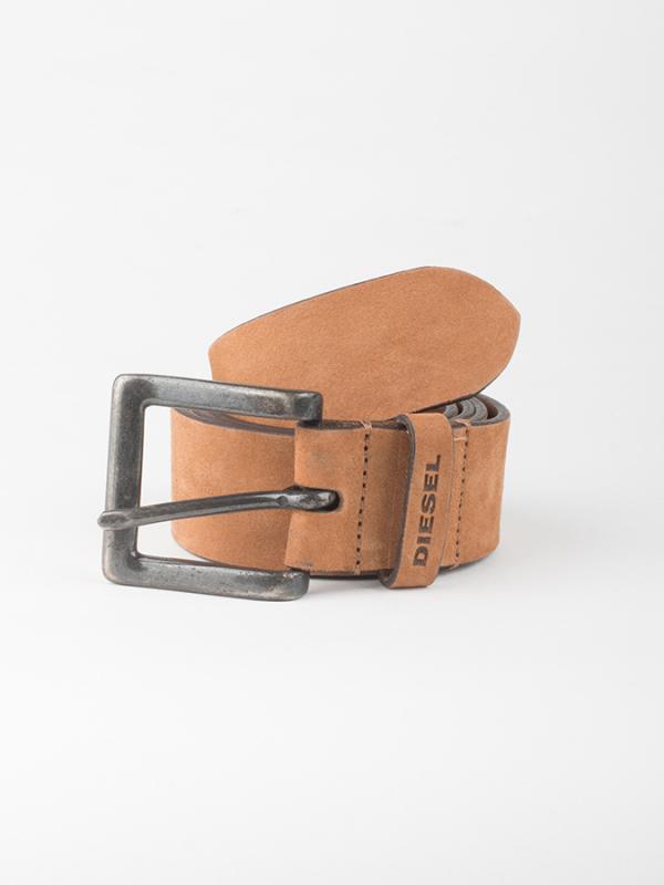 Pásek Diesel B-Solid - Belt Hnědá