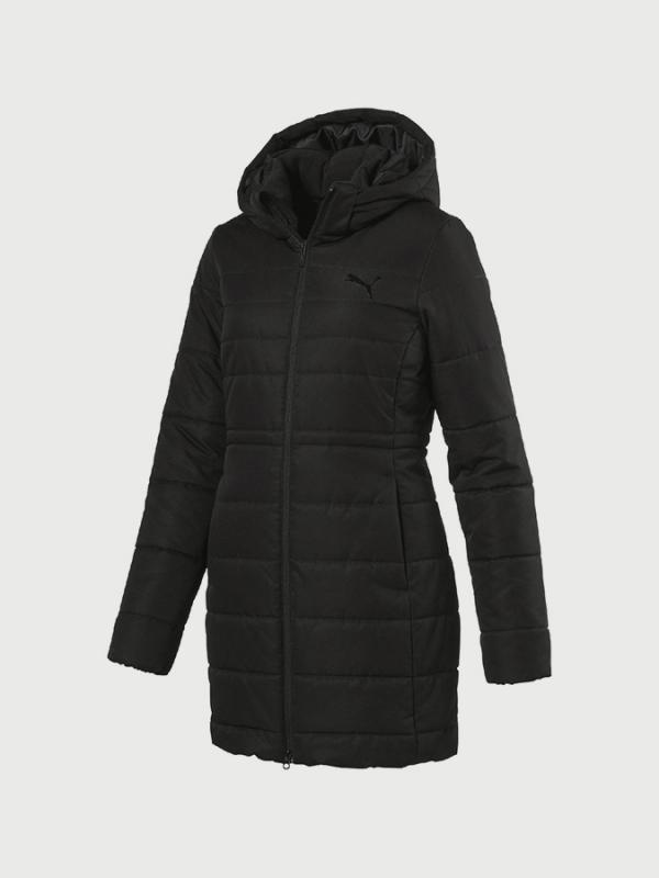 Bunda Puma Ess Hooded Padded Coat Black Černá