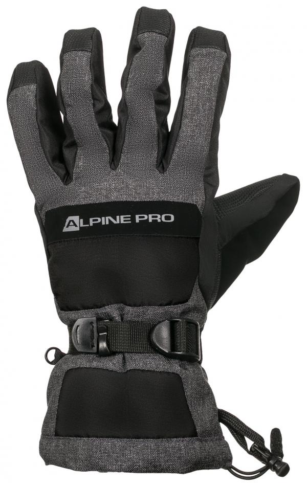 ALPINE PRO NUSSE NEUTRÁLNÍ / ZEMITÁ Pánské Rukavice S