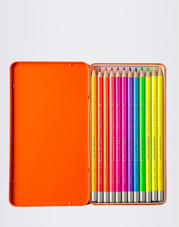 PrintWorks 12 Neon Colour Pencils