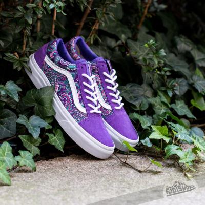 Vans Old Skool (Paisley) Violet/True White