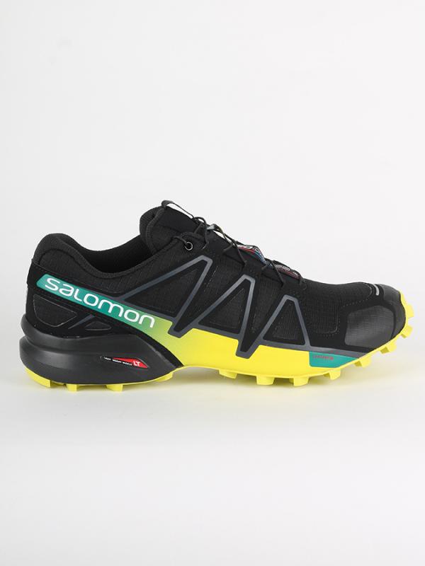 Boty Salomon SPEEDCROSS 4 BLACK/Everglade/Sulphur Sp Černá