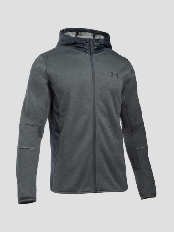 Mikina Under Armour Swacket FZ Hoodie Šedá