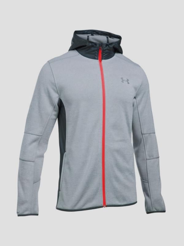 Mikina Under Armour Swacket FZ Hoodie Šedá