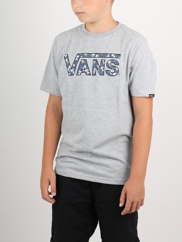 Tričko Vans BY CLASSIC LOGO ATHLETIC HEATHE Šedá