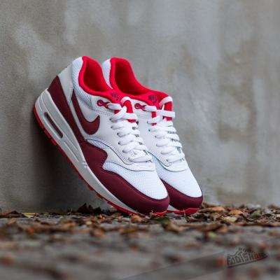 Nike WMNS Air Max 1 Essential White/Team Red-Action Red