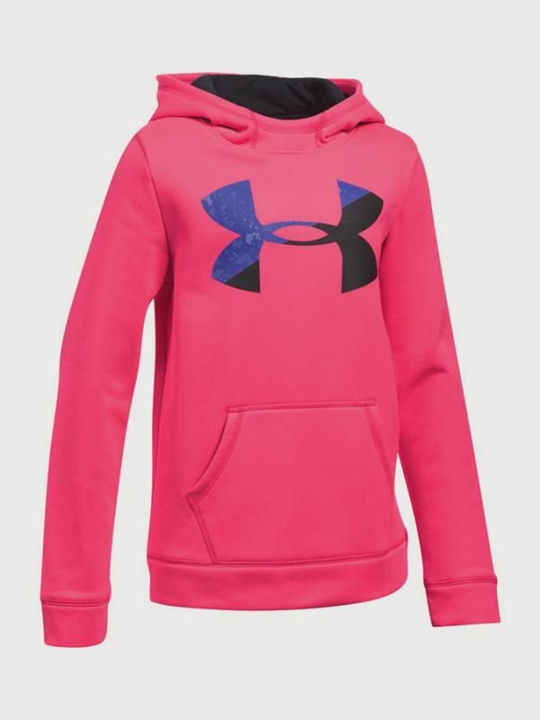 Mikina Under Armour Fleece Big Logo Hoody Růžová