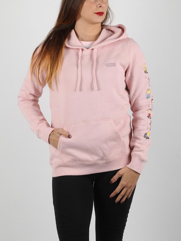 Mikina Vans WM PEANUTS DANCE PAR Růžová