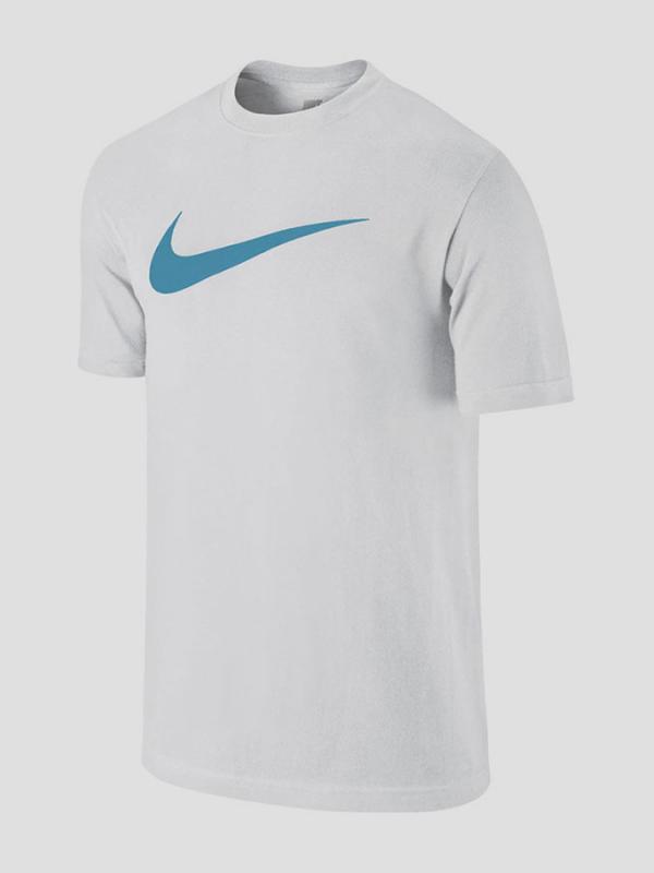 Tričko NIKE TEE-CHEST SWOOSH Bílá