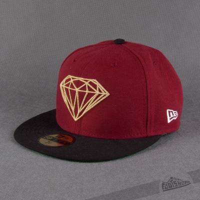 Diamond 59FIFTY Brilliant Red/Black