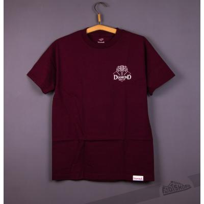 Diamond Coveted T-shirt  Burgundy