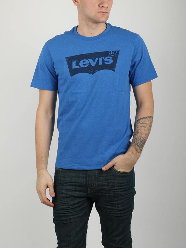 Tričko LEVI'S HOUSEMARK GRAPHIC TEE MFO SNL OLYMPIAN Modrá