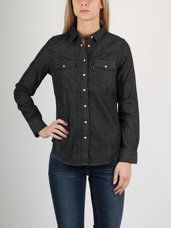 Košile LEVI'S TAILRD CLASSIC WESTERN VINTAGE BLACKF Černá