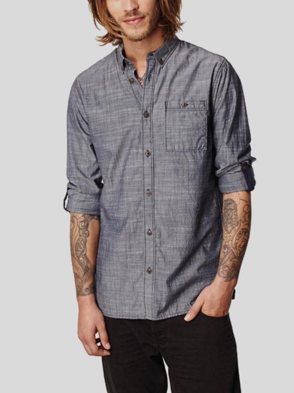 Košile O´Neill LM NESS L/SLV SHIRT Modrá
