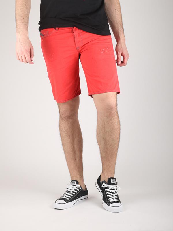 Kraťasy Diesel BUSTSHORT CALZONCINI Červená
