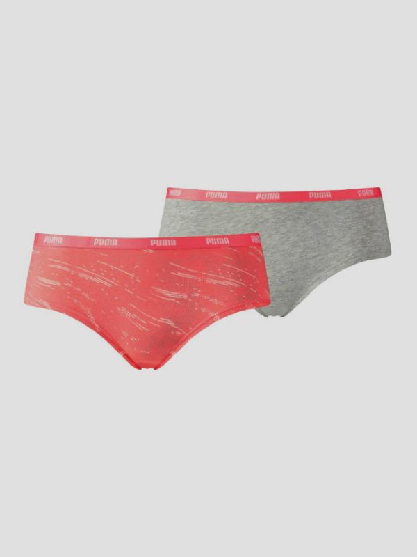 Kalhotky Puma DIGITAL WAVE HIPSTER 2 Pack Barevná
