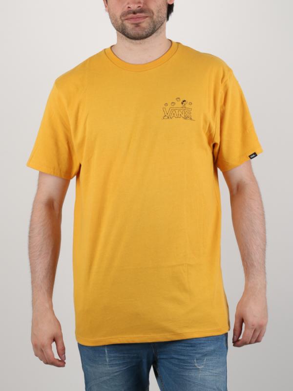 Tričko Vans Mn Classic Snoopy Mineral Yellow Peanuts Žlutá