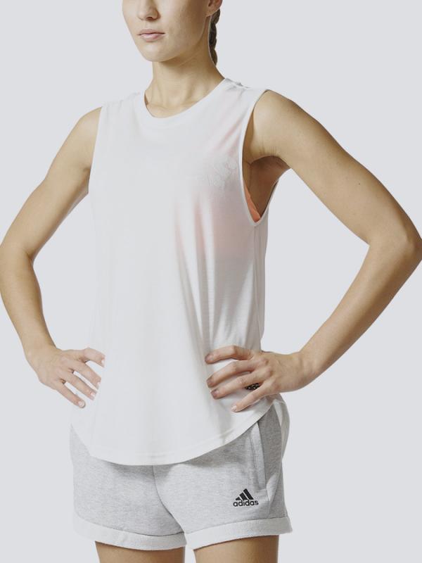 Tílko adidas Performance AWAY DAY TANK Bílá