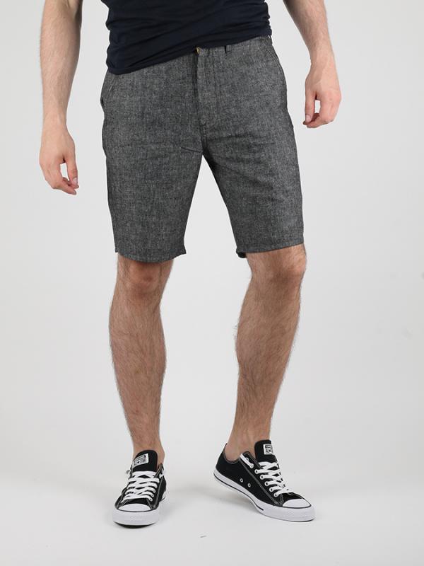 Kraťasy LEVI'S STRAIGHT CHINO SHORT CAVIAR GL CHAMBRAY Šedá