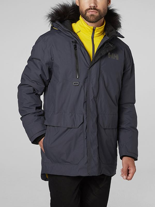 Bunda Helly Hansen Svalbard Parka Modrá