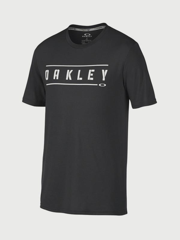 Tričko Oakley O- Double Stack Blackout Černá