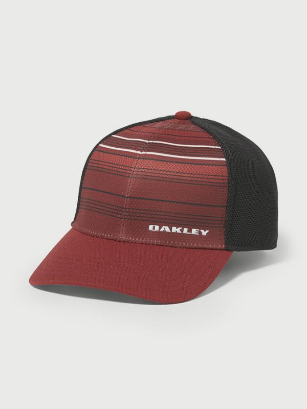 Kšiltovka Oakley Silicone Bark Trucker Print 2.0 Iron Red Červená