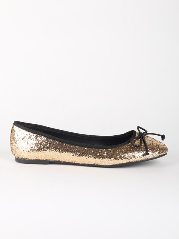 Balerínky Primadonna Calzatura Ballerina Glitter Orog Zlatá
