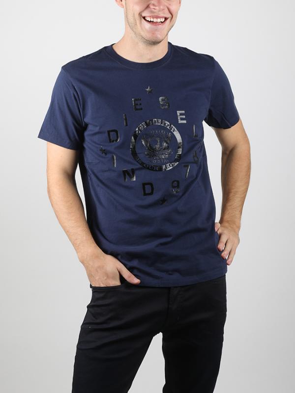 Tričko Diesel T-Diego-He Maglietta Modrá