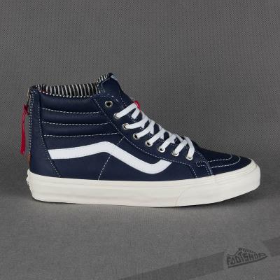 Vans Sk8-Hi Zip CA (Varsity Stripe) Eclipse