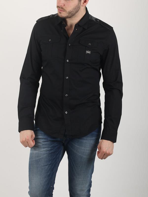 Košile Diesel S-KOIR CAMICIA Černá
