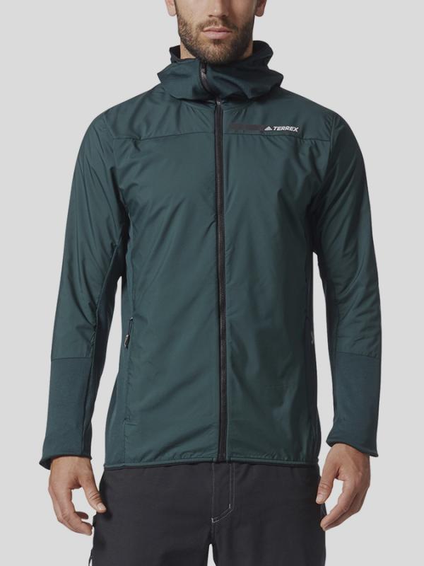 Bunda adidas Performance Skyclimb Fl Jkt Šedá