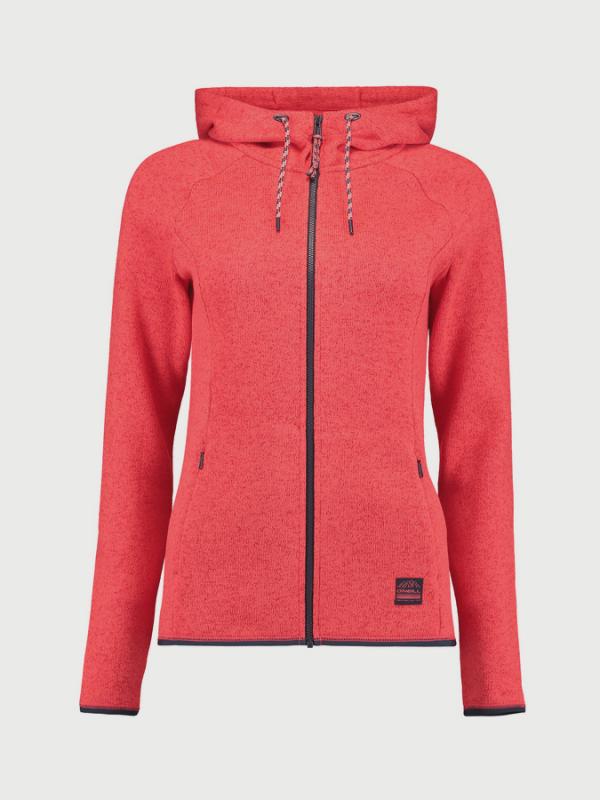 Mikina O´Neill PW Piste Hoodie Fleece Červená