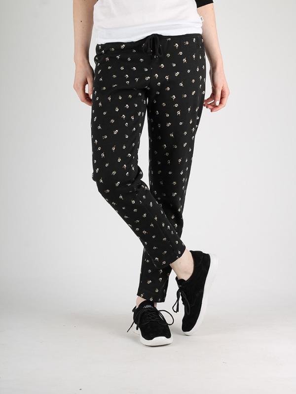 Tepláky Vans WM TANGO PANT FALL FLORAL Černá