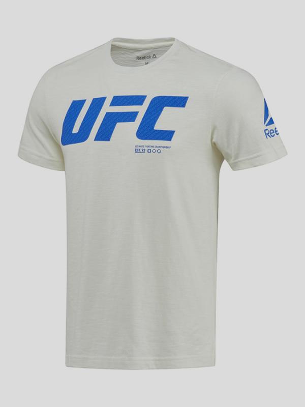 Tričko Reebok UFC FG LOGO SS TEE Bílá