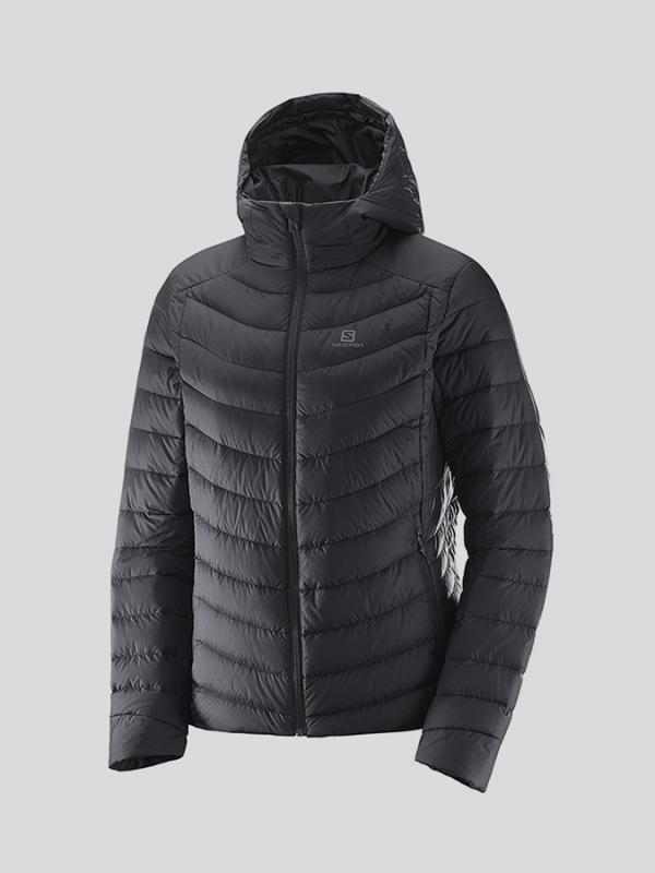 Bunda Salomon HALO DOWN HOODIE W Černá