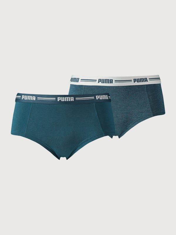 Kalhotky Puma Iconic Mini Short 2 Pack Dark Modrá