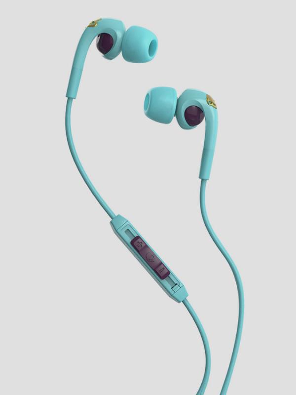 Sluchátka Skullcandy BOMBSHELL IN-EAR W/MIC 3 ROBIN/SMOKED PURPLE/GOLD Zelená