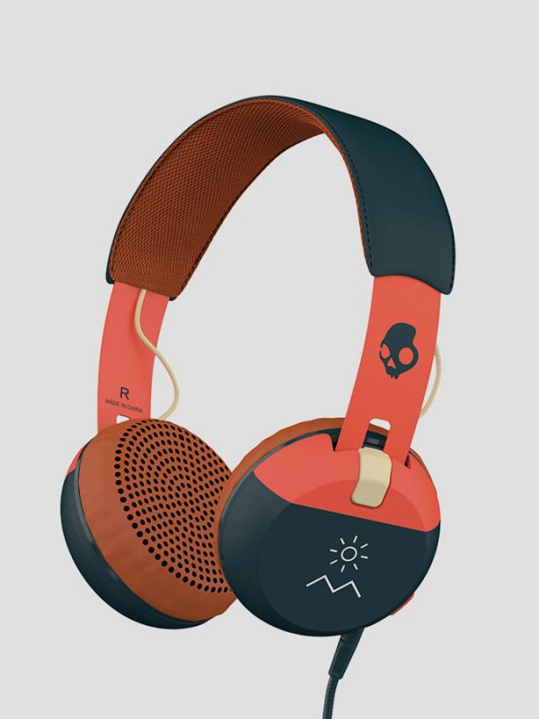 Sluchátka Skullcandy GRIND ON-EAR W/TAP TECH Oranžová